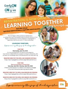 New Families – Learning Together Conference Registration Now Open